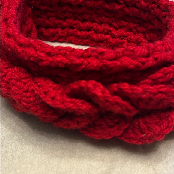 Red Knitted Headband
